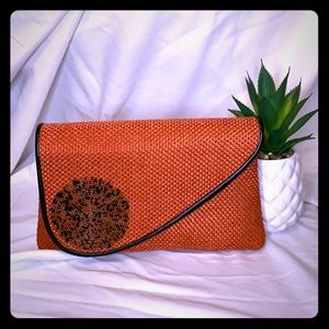 Orange wristlet